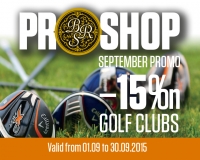 Pro Shop Sale is Now On!