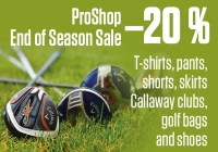 PROSHOP END OF SEASON SALE