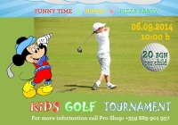 KIDS GOLF TOURNAMENT on September 6