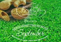 Culinary moments: September with a scent of ginger, lemon herb and wild garlic