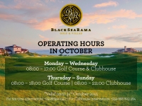 Operating hours until the end of October